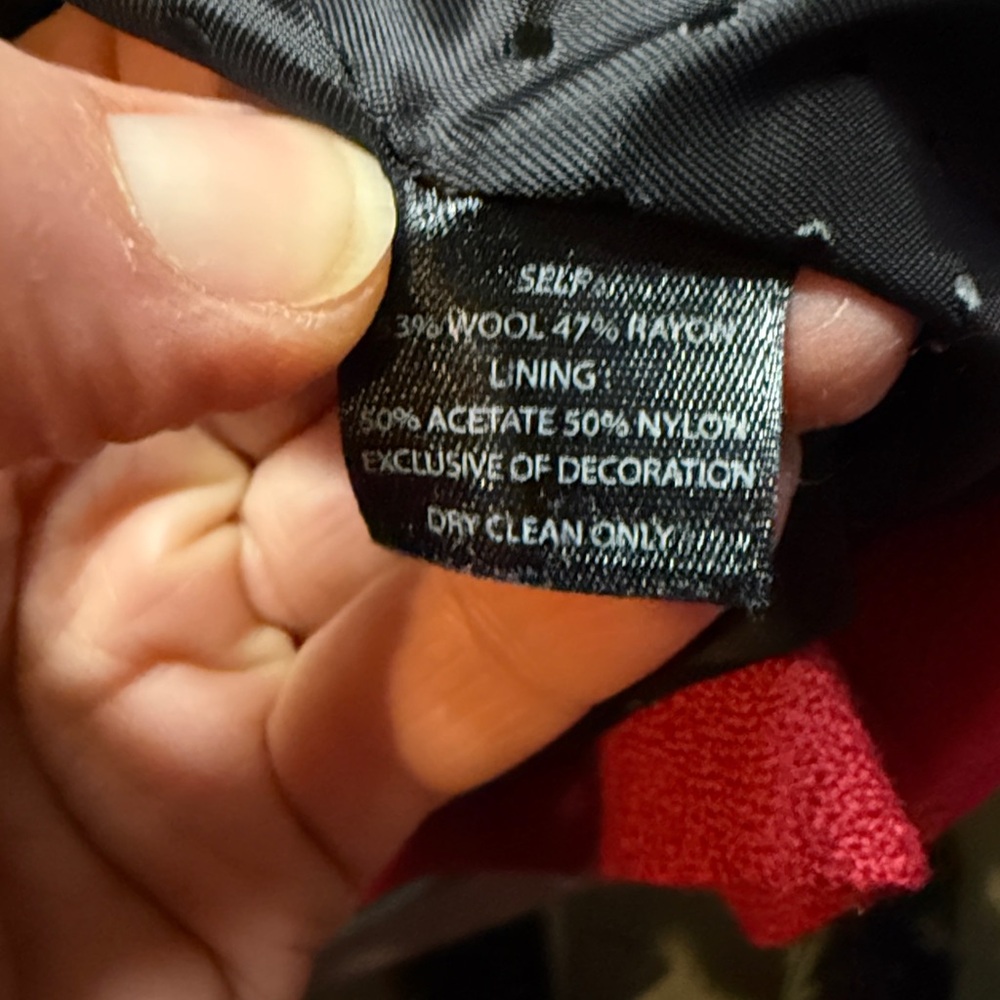 White House Black Market Red Suit Jacket and Skirt - Picture 14 of 14